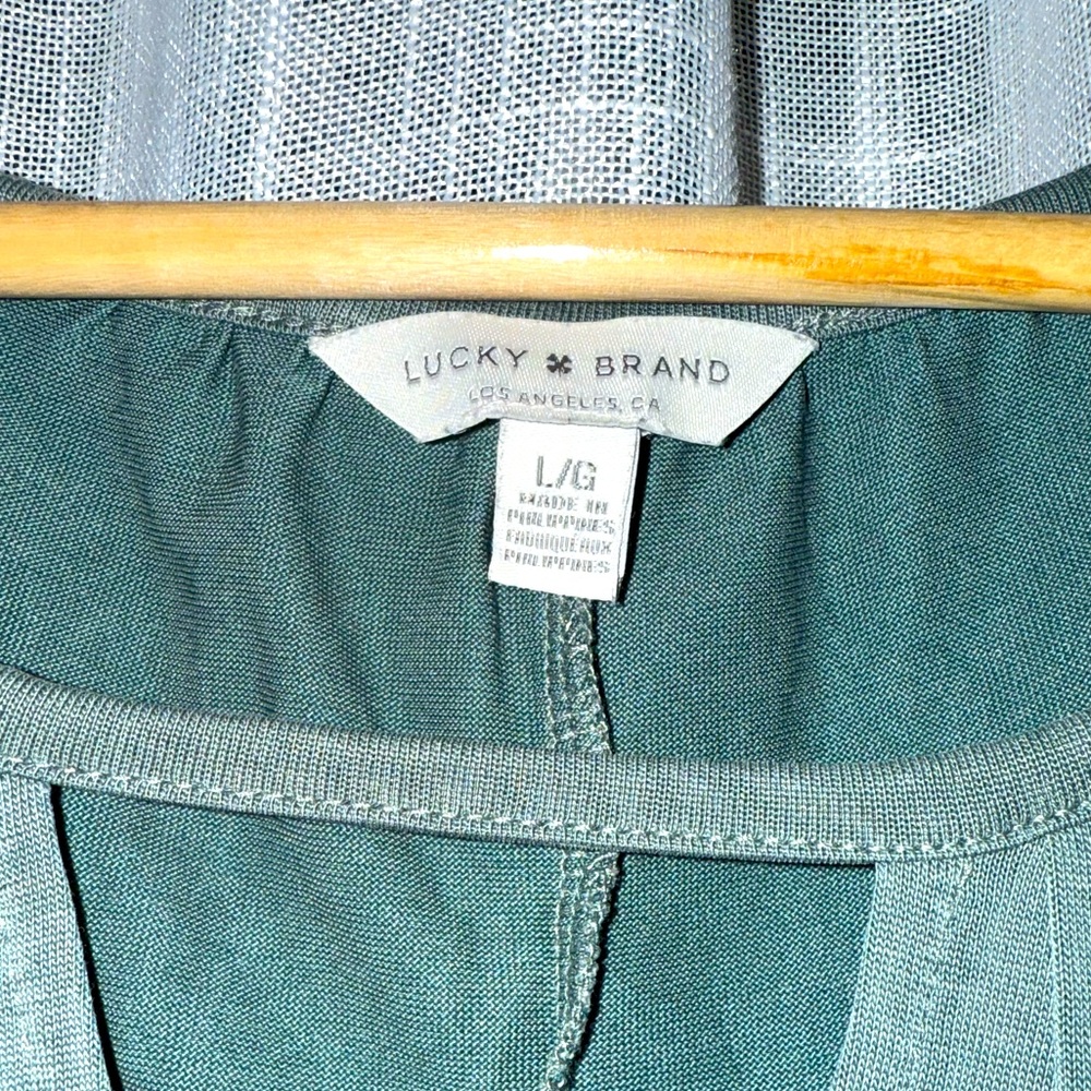 Lucky Brand Sea Green Blouse